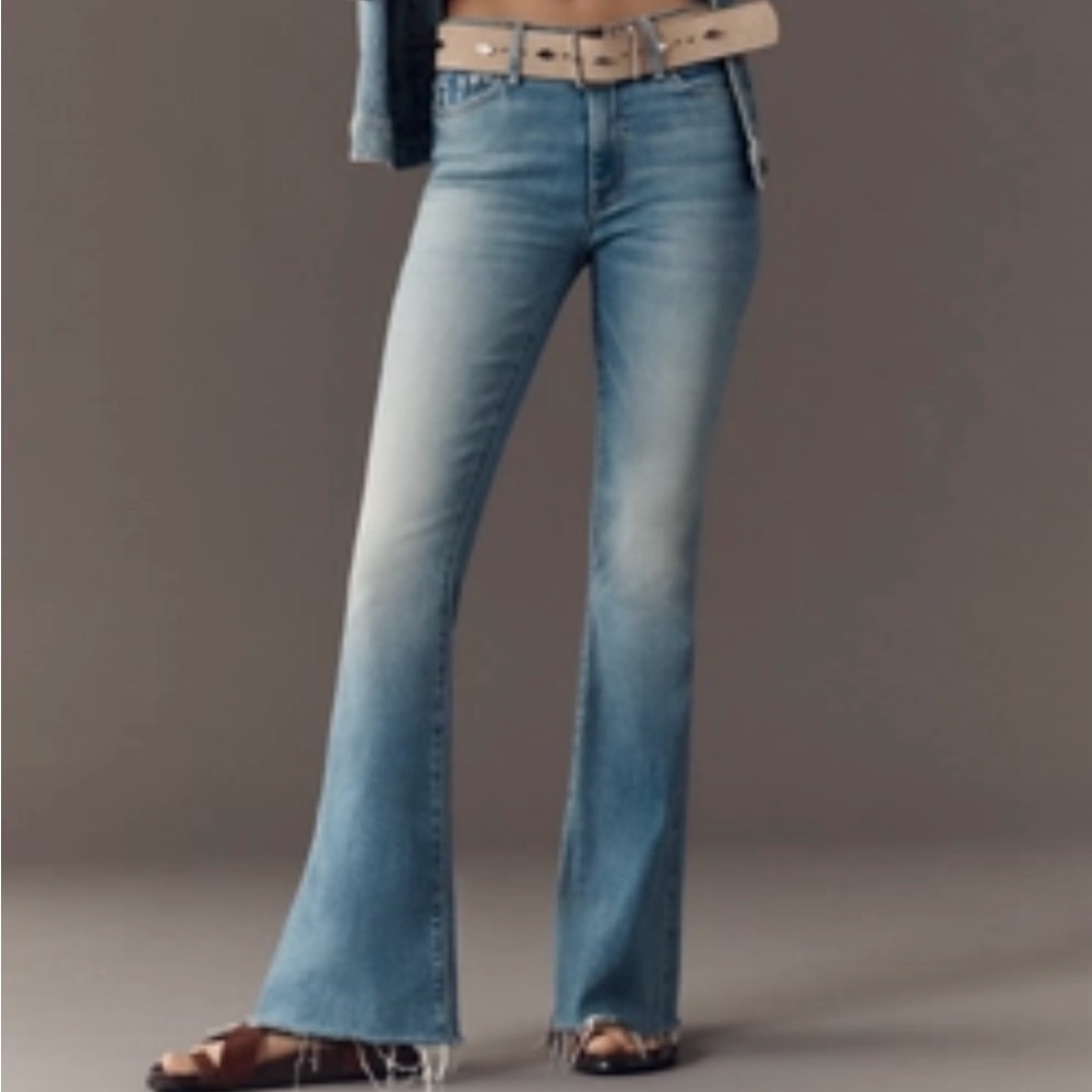 MOTHER Weekender Light Blue Flare Jeans BRAND NEW WITH TAGS